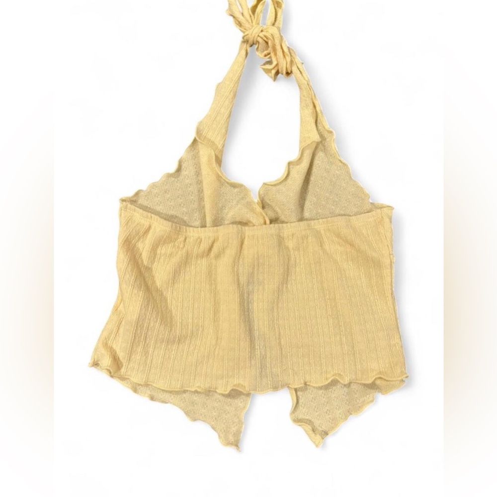Yellow Halter Top - Picture 2 of 2